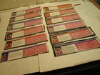 Dozen Vintage Transformer Cards C-1980's