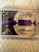 2025 Leaf Spectacular Hero Graphics Frank Thomas Jeff Bagwell Dual Auto /6