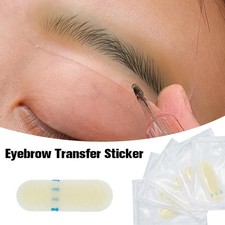 Realistic Silicone Eyebrow Transfer Sticker Microblading Tattoo Makeup Practice