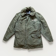 Vintage 1960s Vietnam OG-107 Mil-J 4883B USAF Field Jacket Hooded Named w/ Liner