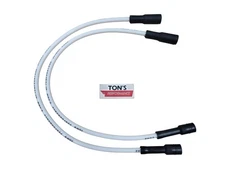 Ton's White Silicone 04-06 Harley 883 1200 Sportster XL 8mm Spark plug wires
