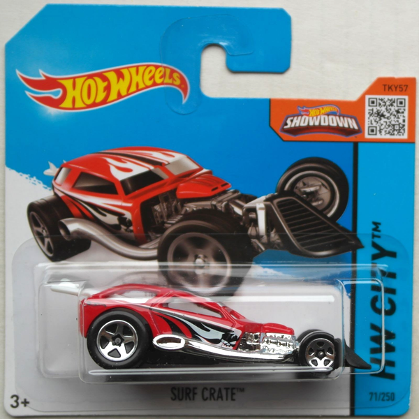 Hot Wheels Surf Crate Rot HW City Neu/Ovp Spielzeugauto Mattel Auto Toy Car Red-image