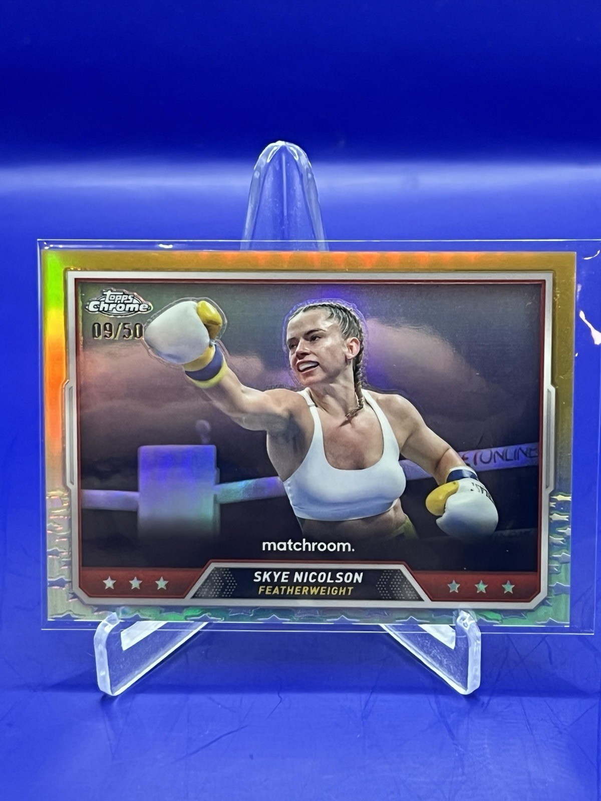 2024 Topps Chrome Skye Nicolson Gold Refractor /50