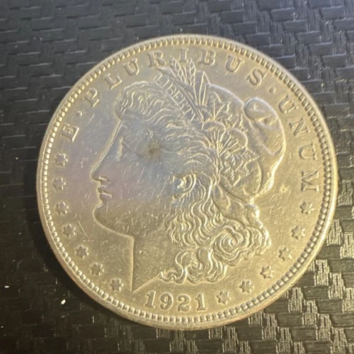 1921 Morgan Silver Dollar $1 Business Strike Coin 0.9 Fineness KM#110