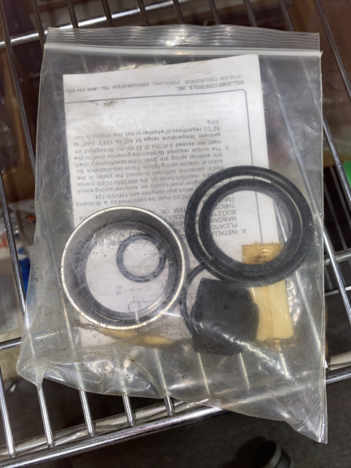 Williams Controls Kit Repair Throttle Control G1017036 New In Box R388-U1C3D