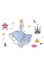 Kids Bedroom Nursery Cinderella Decor Disney Princess Vinyl Wall Decal Sticker