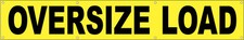 OVERSIZE LOAD Vinyl Banner 12"x72" Wide Long Truck Safety Sign 1x6 Ft - yb