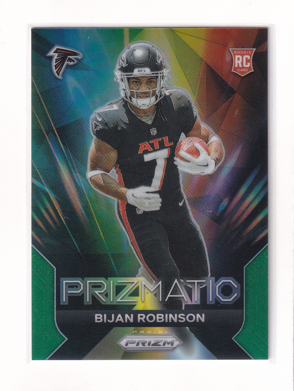 2023 Panini Prizm Prizmatic Bijan Robinson Rookie Card #19 Falcons