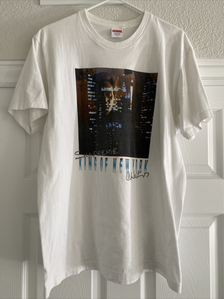 Supreme King of New York Christopher Walken T-Shirt White Large