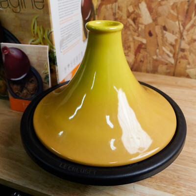 Le Creuset Enameled Cast Iron Pot Moroccan Tagine Cookware 27cm