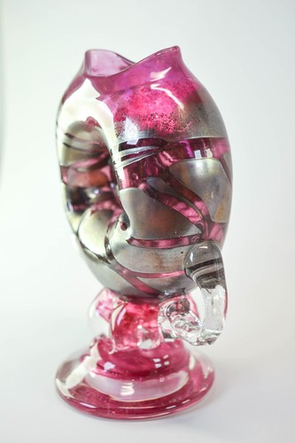 STUNNING, EXOTIC HAND BLOWN AMERICAN ART GLASS VASE BY ANTON & SUE VOJACEK - Picture 3 of 12
