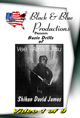 David James Vee-Arnis-Jitsu DVD #1 V-step pattern stepping,15 Basic Kuntao Kicks