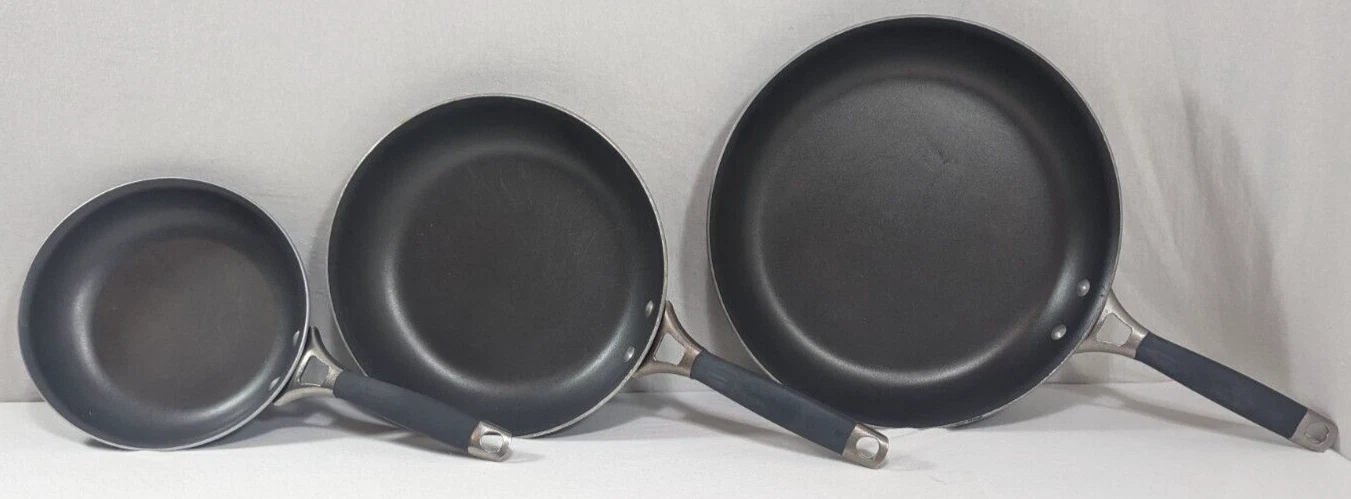 Tramontina Cookware 3 Pack Nonstick Saute Pans 8 in 10 in 12 in Porcelain Enamel