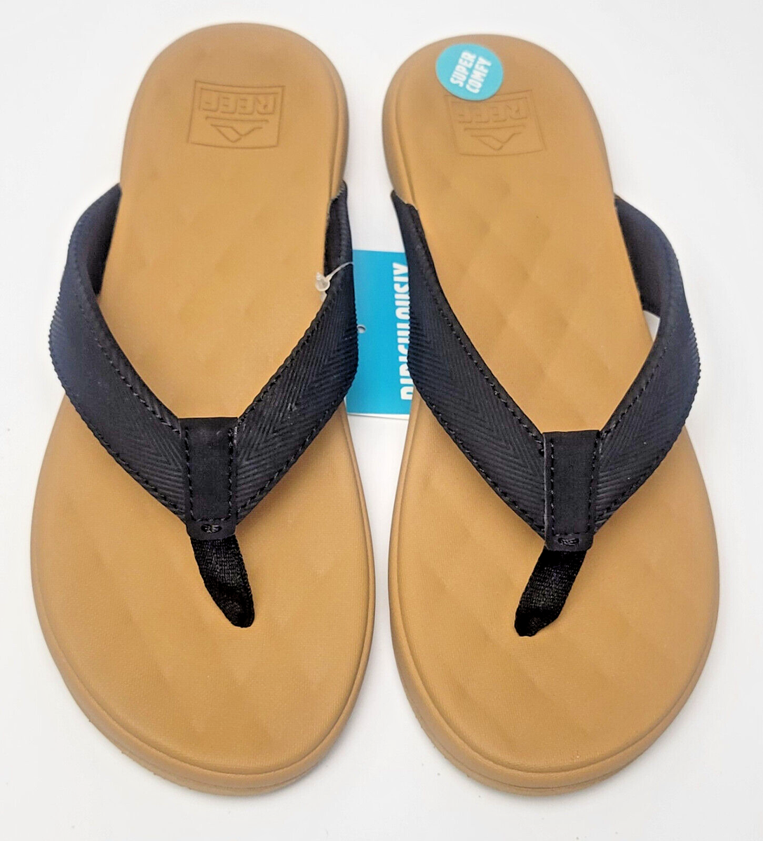 Reef Womens Cushion Melody Black Tan 9 | eBay