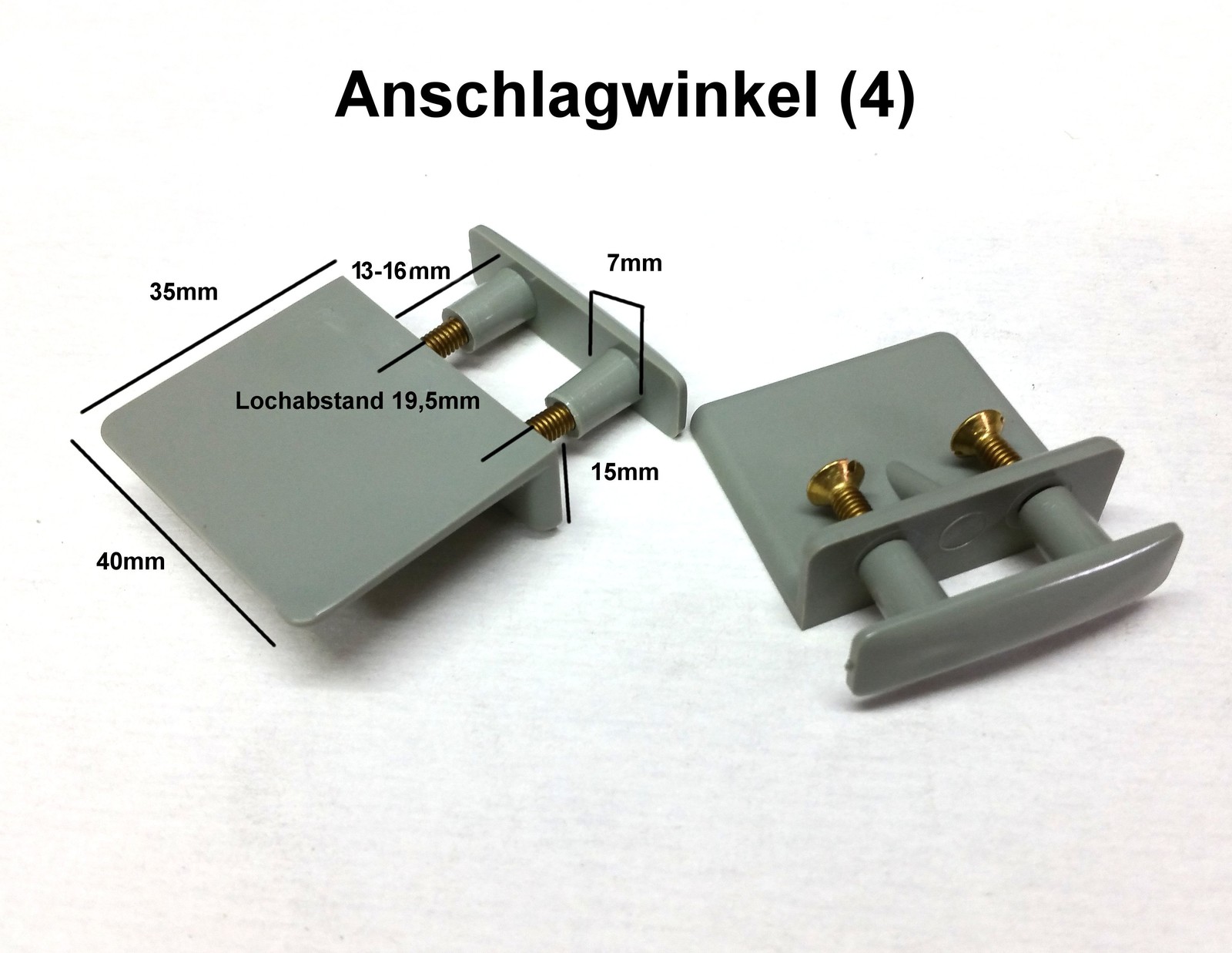 Rolladen Anschlagwinkel Anschlagstopper Endpunkt Stopper Anschlag