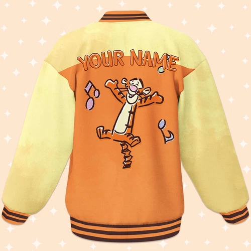Personalized Cute Tigger Winnie The Pooh Tigger Lovers Gift Jacket