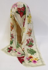 Calyx Corolla Silk Scarf - Flowers of the Month