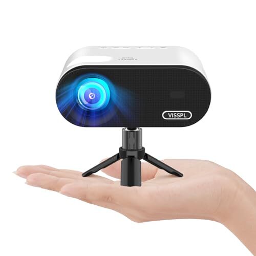 Mini Projector with WiFi and Bluetooth VISSPL Full HD 1080P Projector Portabl...