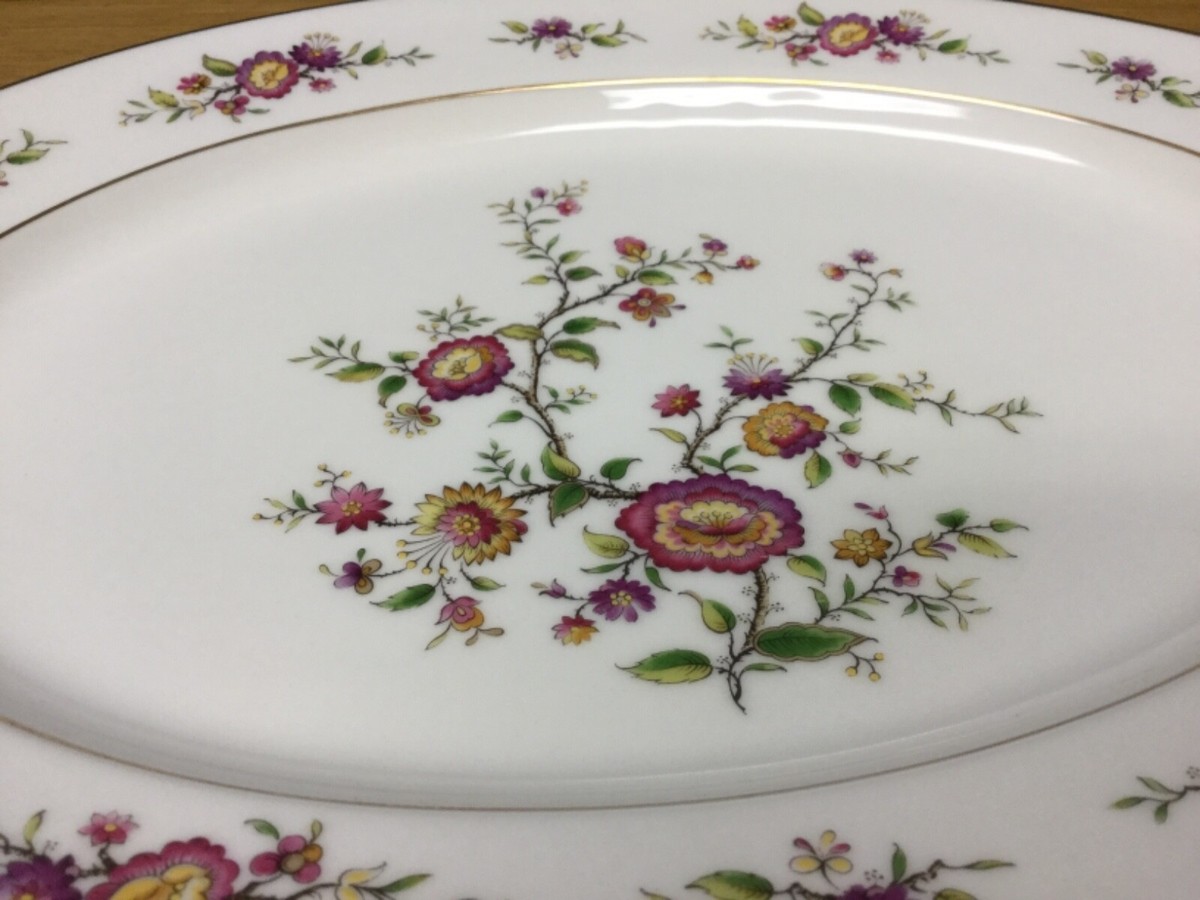 Noritake Ivory China 7151 Asian Song 13 5/8” Serving Platter w