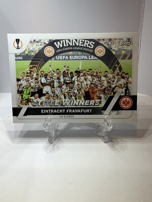 2022-23 Topps UEFA Club Competitions #118 Title Winner Eintracht Frankfurt