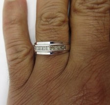 14K Gold Diamond Wedding Band Dia 1.00 Carat F-SI1/VS2  3.90 Grams Value 5K 