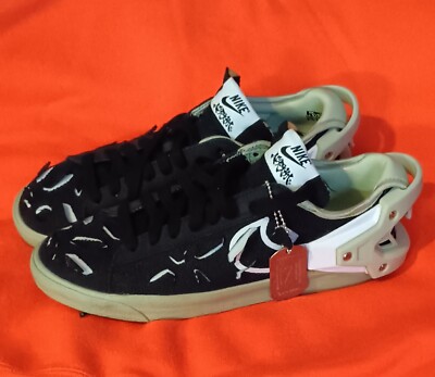 Size 6.5 - Nike Acronym x Blazer Low Black Olive Aura