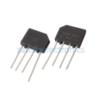 10PCS NEW KBP307 Rectifier Flat bridge Bridge Rectifier 3A/700V IC