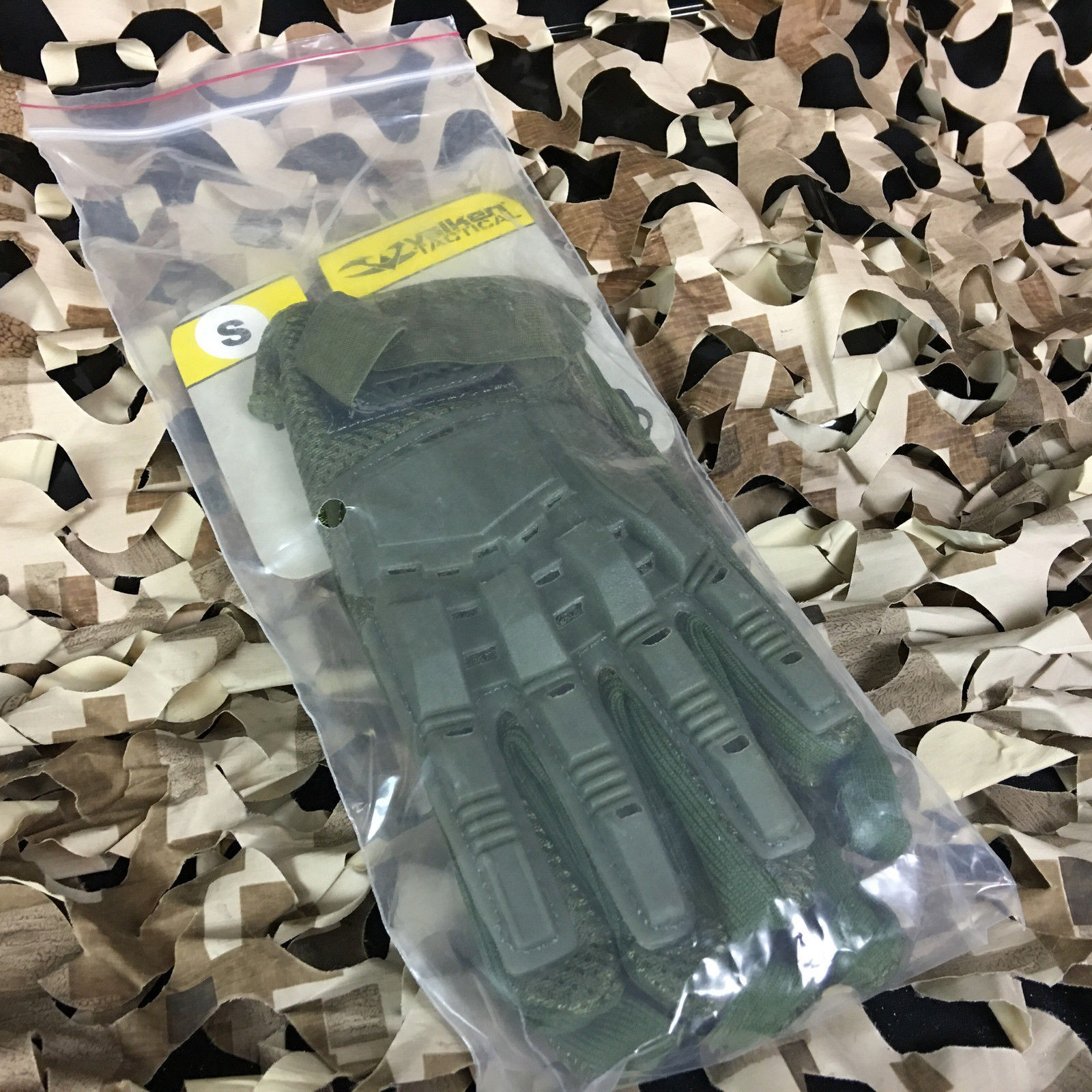 NEW Valken V-Tac Full Finger Paintball Airsoft Gloves - Olive Green - Medium