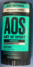 AOS Art Sport Deodorant Aluminum Free Cool Eucalyptus Scent 2.7 Oz SEE DESC