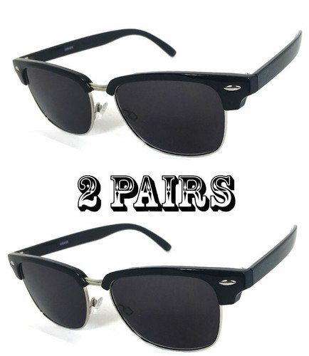 2 Pairs Combo Inner Bifocal Vision Reading Glasses Sunglasses Wrap UV Protect 2 Pairs Combo Inner Bifocal Vision Reading Glasses Sunglasses Wrap UV Protect