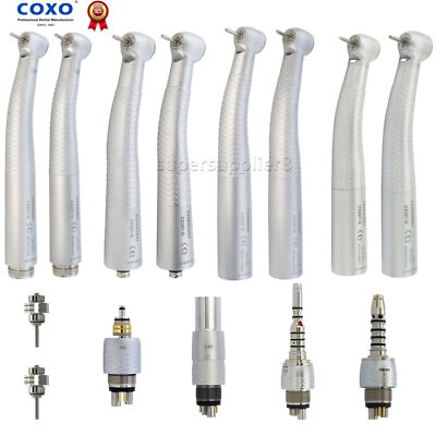COXO Dental Fiber Optic Handpiece High Speed Turbine For Kavo NSK Sirona Coupler