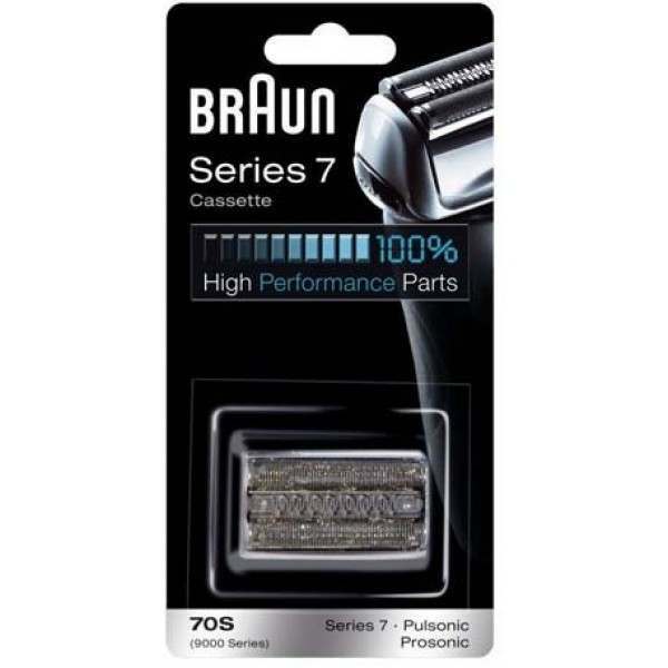 NEW BRAUN 70S SHAVER REPLACEMENT FOIL CASSETTE SERIES 7 PULSONIC 9000 - SILVER