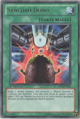 YU GI OH SYNCHRO DONO   DP10   RAR