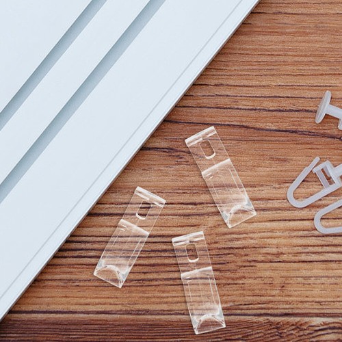 4pcs Safety Window Blind Cord Guides Roller Blinds Chain Fixation Hook with - Picture 8 of 12