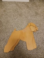 Schnauzer Terrier Wood Cut Out