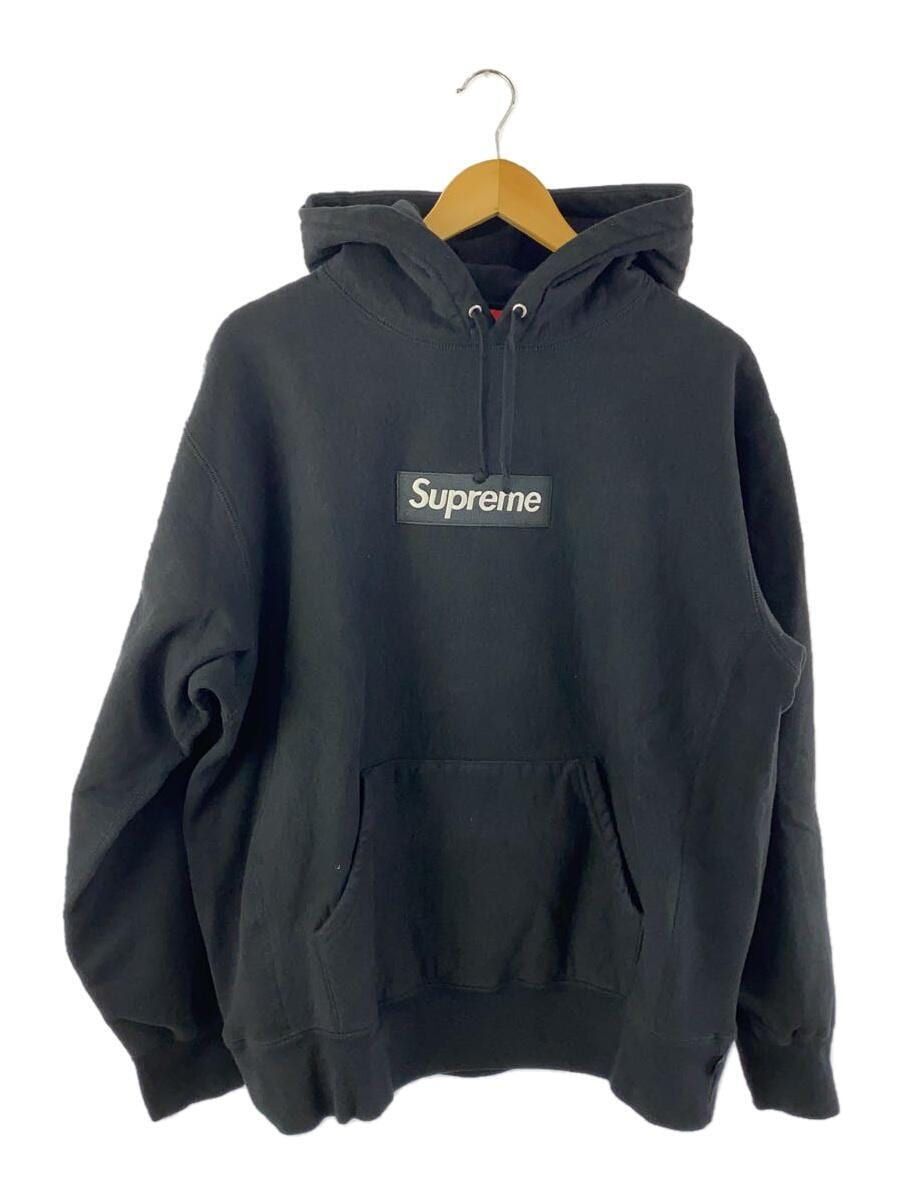 Supreme Hoodie 21aw Box Logo Hooded Sweatshirt M Cotton Black Used 