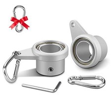 Flagpole Ring Set with Bearings, Aluminum Alloy Flag Pole Rings, 360°Rotating...