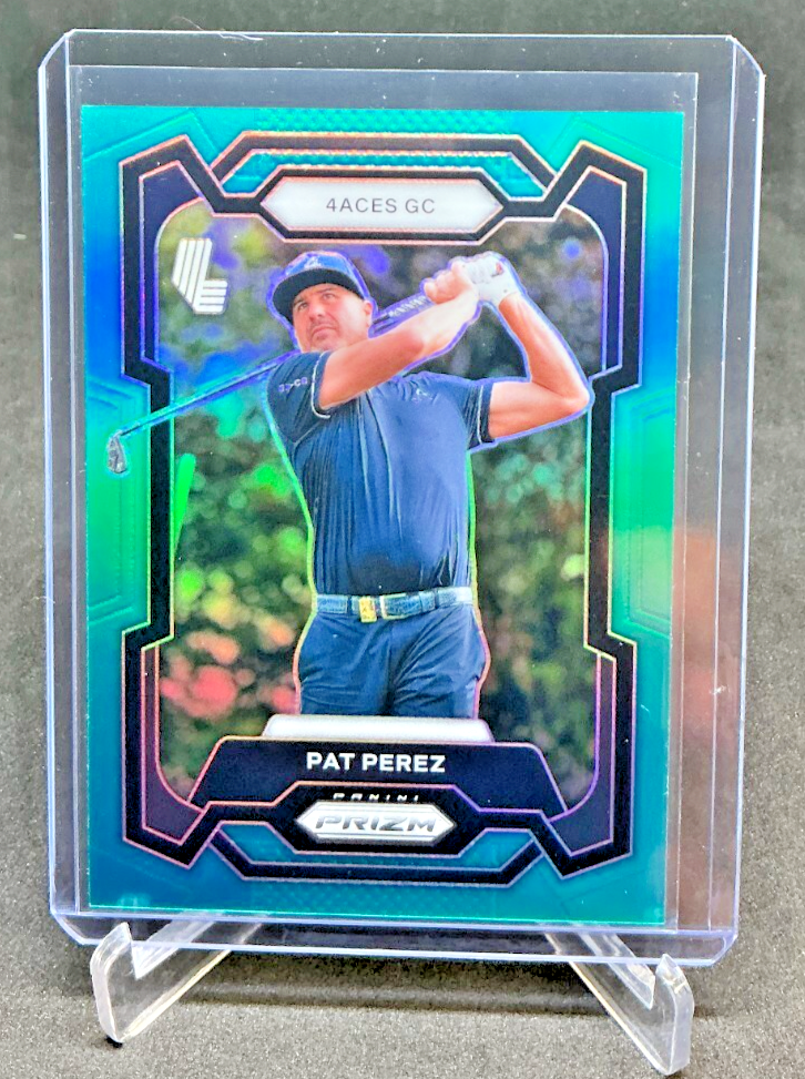 2024 Panini Prizm LIV Golf Pat Perez Aqua Prizm 190/199 #48 Card