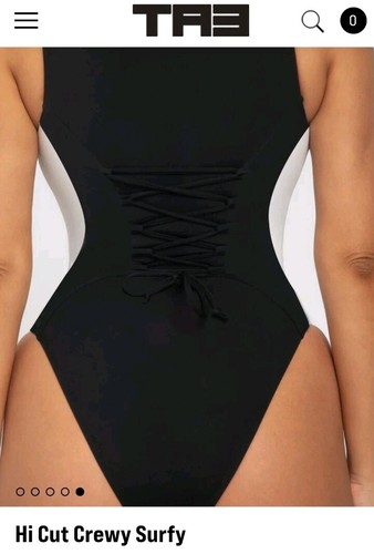 TA3 High Cut Crewey Surfy Black & White Contour S NWT - Picture 5 of 9
