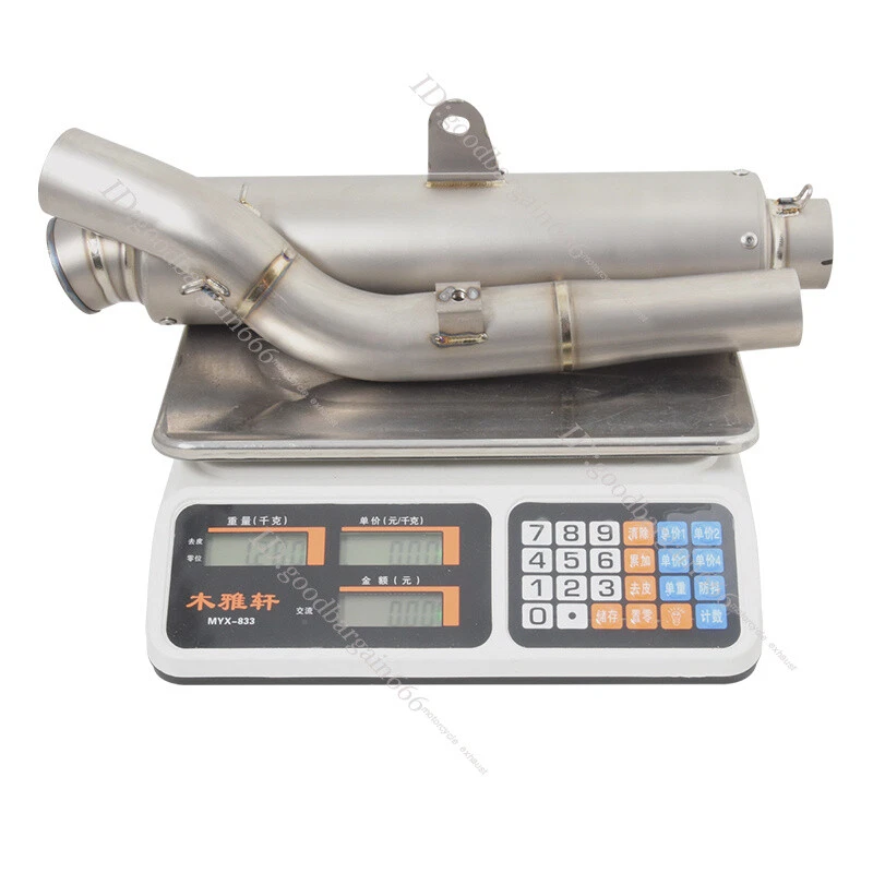 Silenciador tubo medio aleación titanio puntas escape para Kawasaki KX250 KX250X 2021-2024 Foto 2 de 4