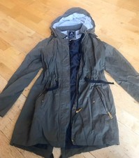 Atmosphere Primark Hooded Khaki Parka Size 8