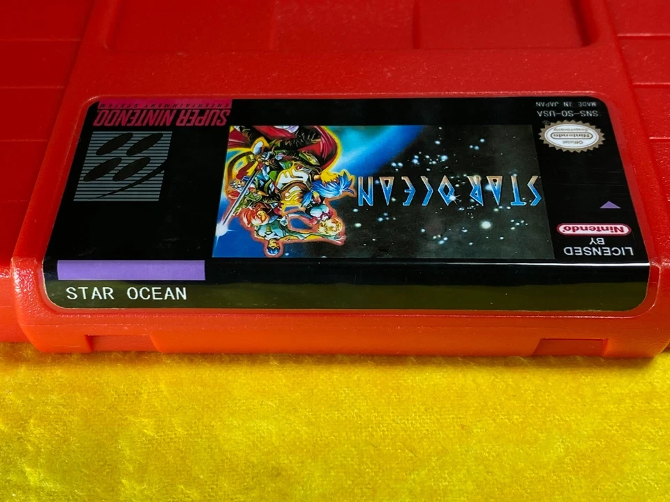 Star Ocean (English) SNES Super Nintendo Game Cart USA NTSC Unreleased Japan RPG - Image 4 of 4