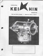 KEI HIN SNOWMOBILE CARBURATOR 406 407 Series Part Diagrams Parts Service Manual