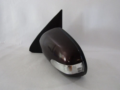 2010-2013 KIA Forte Left Driver Side View Mirror w Turn Signal Cherry Metallic