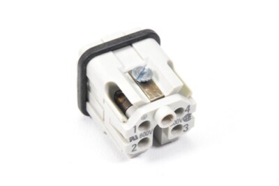 HARTING Han 4A-M, Male insert 4-pole - MINT CONDITION | eBay