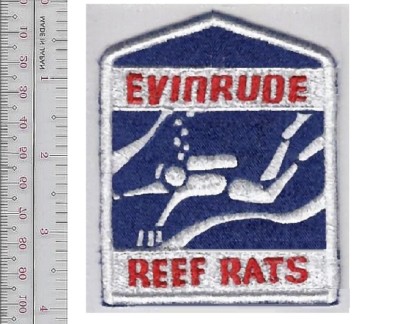 SCUBA Diving Evinrude Outboard Reefs Rats Diving Patch NO TARIFF | eBay