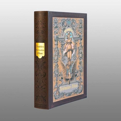 Heritage Design Stamp Collector's Album with 60 Black Pages & Plastic Inserts - Picture 6 of 7