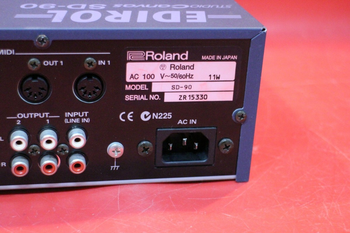 USED Roland Edirol SD-90 Studio Canvas MIDI Sound Module Interface