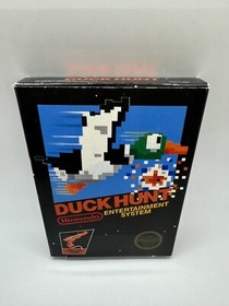 DUCK HUNT Nintendo NES Complete Black Box CIB 5 Screw Hangtab Rare! Excellent!