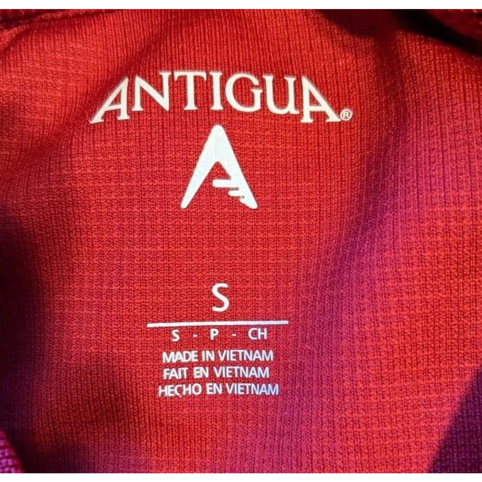 Camisa de vestir para hombre pequeña de los cardenales de San Luis roja antigua con botones corta sl Foto 4 de 4